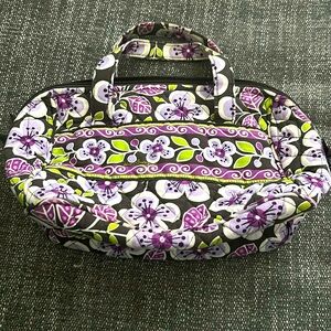 Vera Bradley Purple and Green Floral Tote